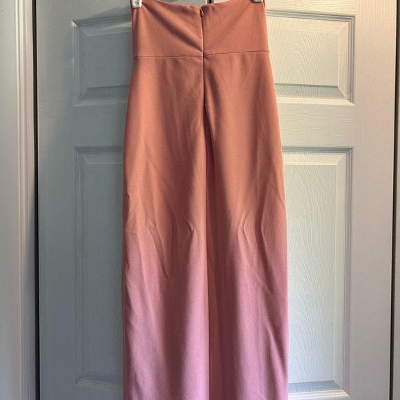 Lulus Pink Strapless Maxi SMALL - Picture 4 of 5